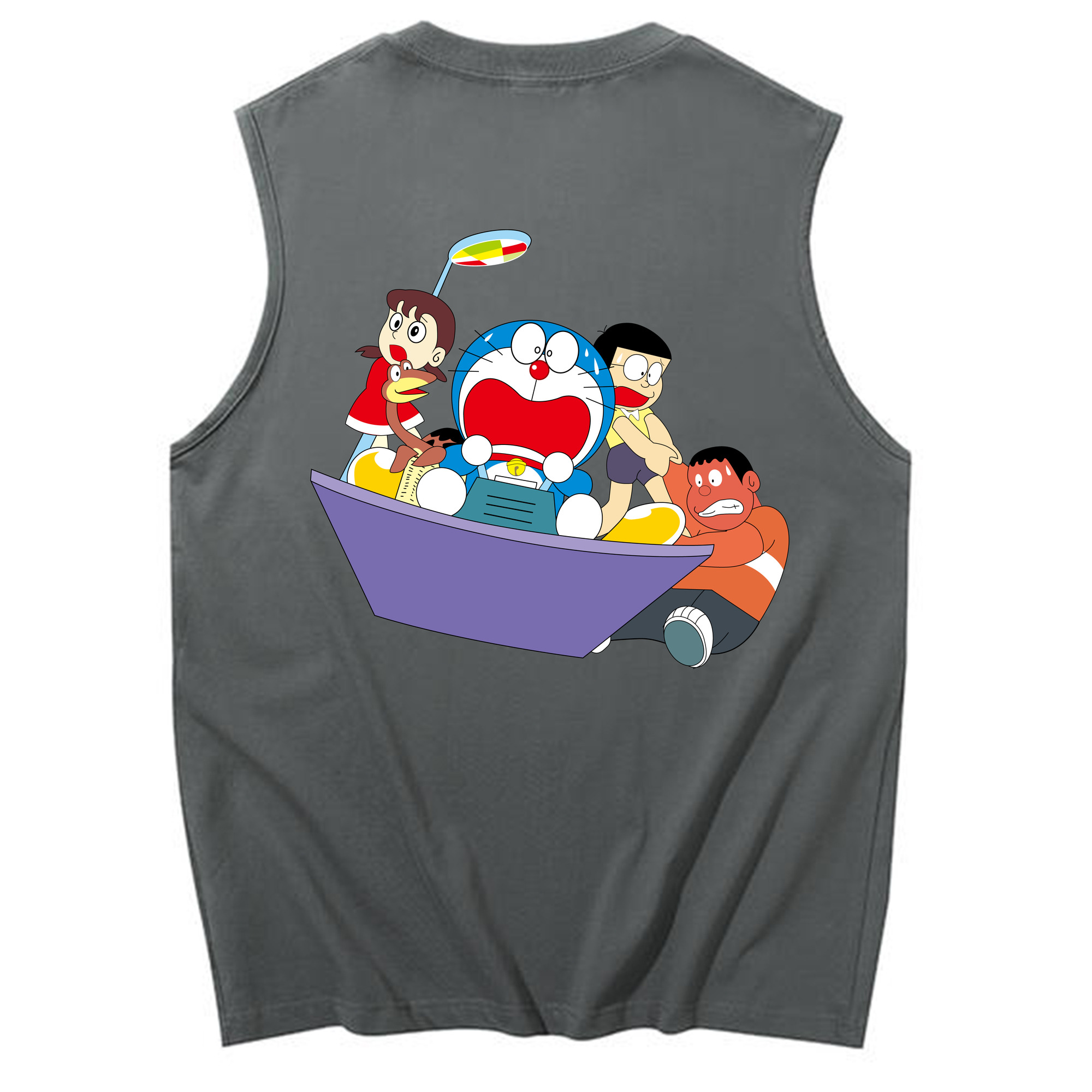 （画像用） ドラえもん Doraemon コットン100％タンクトップ（背面プリント）